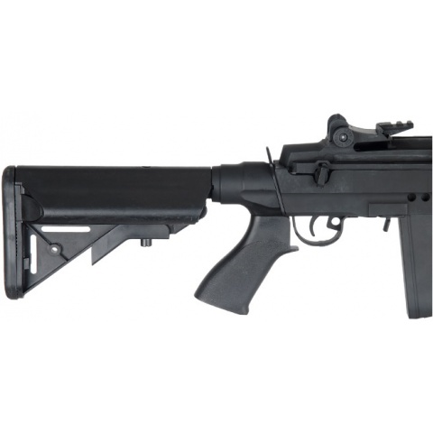Lancer Tactical Airsoft M14 EBR AEG Full Metal w/ Crane Stock - BLACK