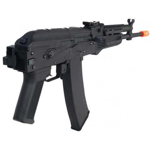 Lancer Tactical LT-740J AEG Full Metal w/ Gas Block Rail - BLACK