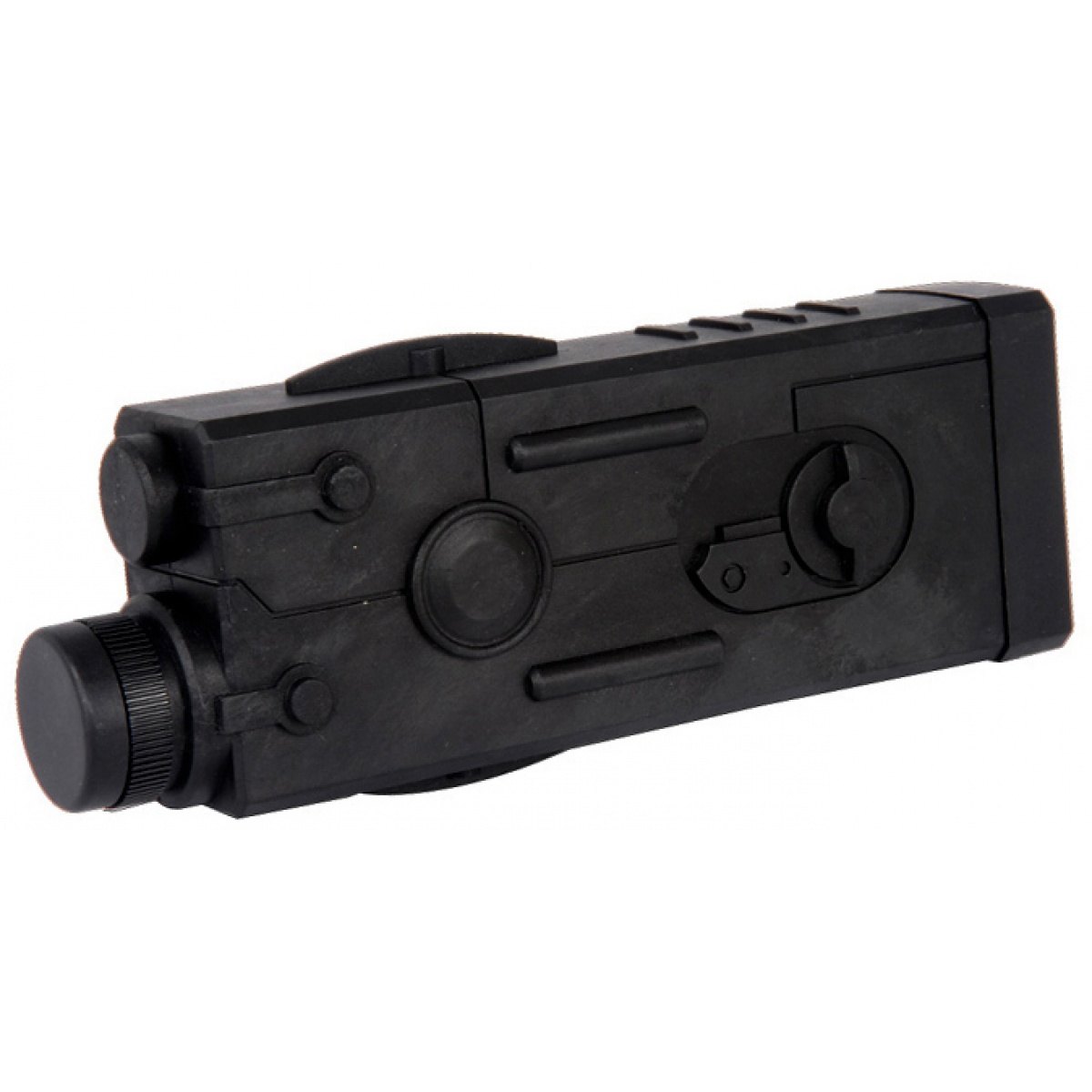 C69 PEQ2 Airsoft Battery Battery Box w/ Picatinny Mount BLACK
