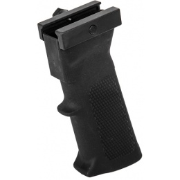 C68 PEQ2 Battery Housing Vertical Support Grip for Airsoft RIS - BLACK