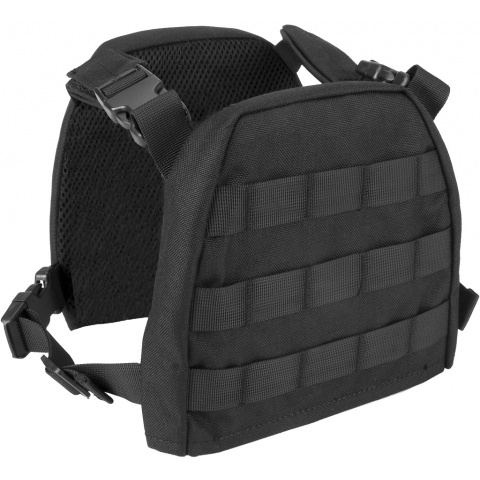 Lancer Tactical 1000D Nylon Youth MOLLE Vest w/ Battle Belt [S] - BLACK - BLACK