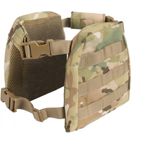 Lancer Tactical 1000D Nylon Youth MOLLE Vest w/ Battle Belt [S] - CAMO