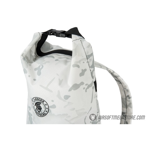 Lancer Tactical 1000D Nylon Tactical Barrel Backpack - SNOW CAMO