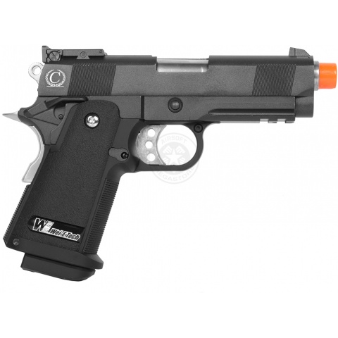 WE Tech Full Metal 3.8 Baby Hi-Capa Gas Blowback Pistol-Caspian Brand