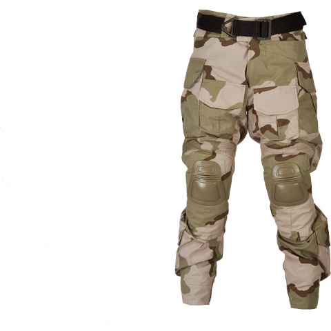 Lancer Tactical Combat Tactical Uniform Set - TRI DESERT-Small