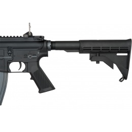 E&L Airsoft AR M4A1 Full Metal Airsoft AEG Rifle [Elite] - BLACK