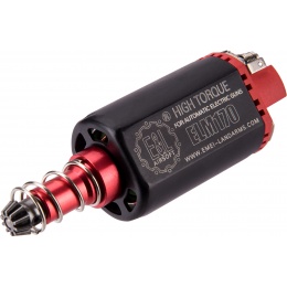 E&L Airsoft M170 High Torque Long Type Motor - BLACK/RED