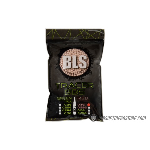 BLS Perfect BB 0.20g Tracer Precision Airsoft BBs [5000rd] - RED