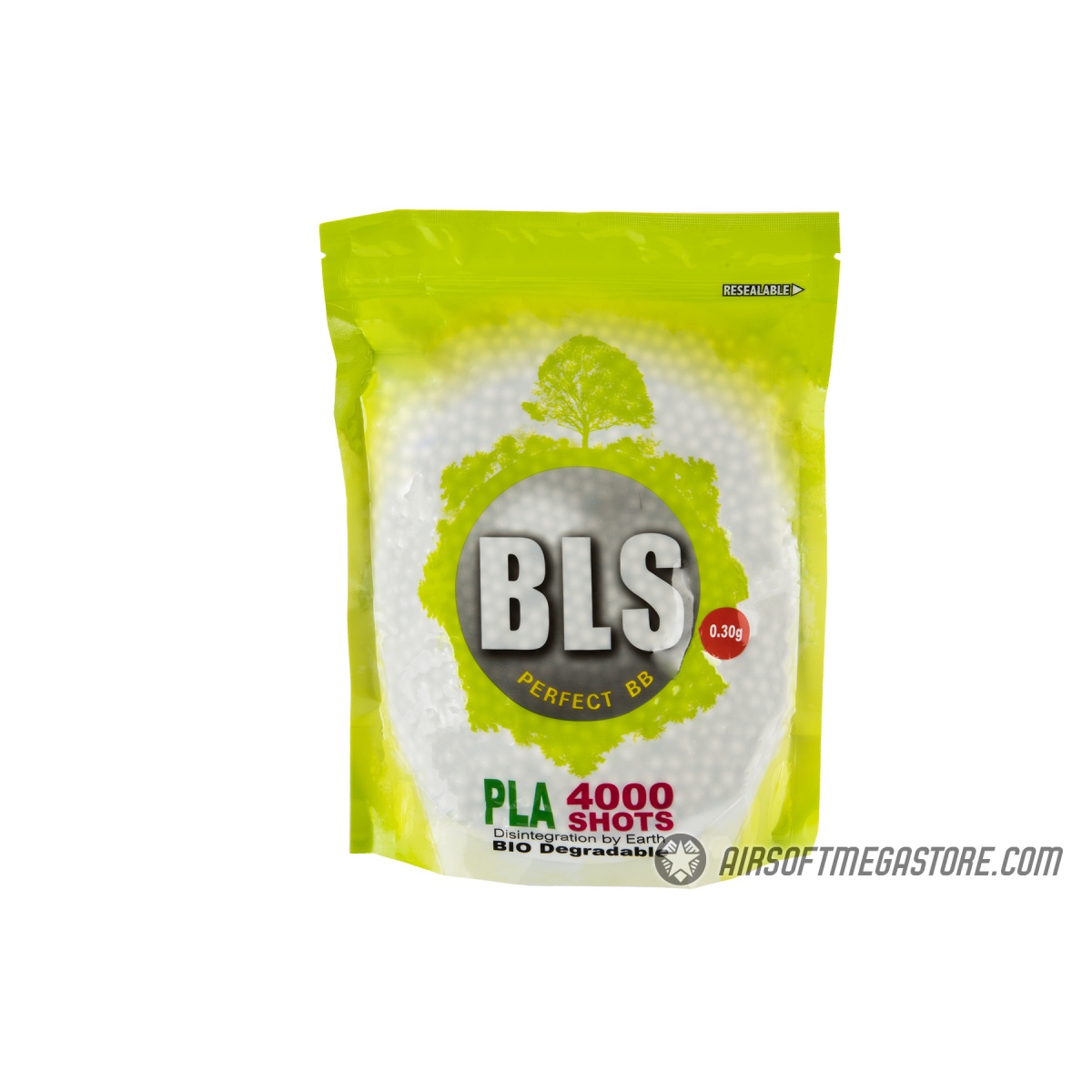 BLS Perfect BB 0.30g Biodegradable Airsoft BBs [4000rd] WHITE Airsoft Megastore