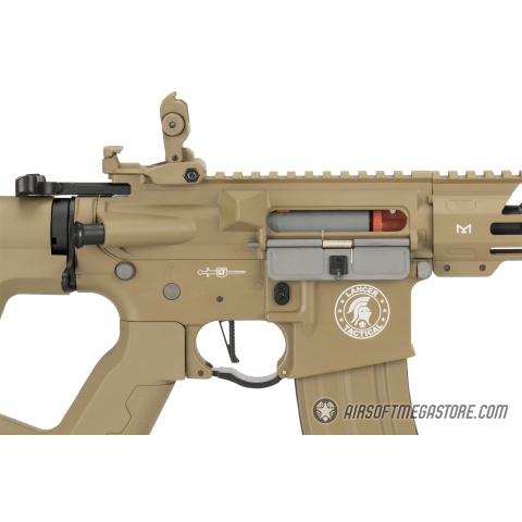 Lancer Tactical Low FPS Enforcer Needletail Skeleton M4 Airsoft Rifle (Color: Tan)