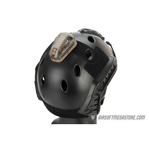 G-Force Identification Friend or Foe IFF Helmet Marker Light - TAN / GREEN