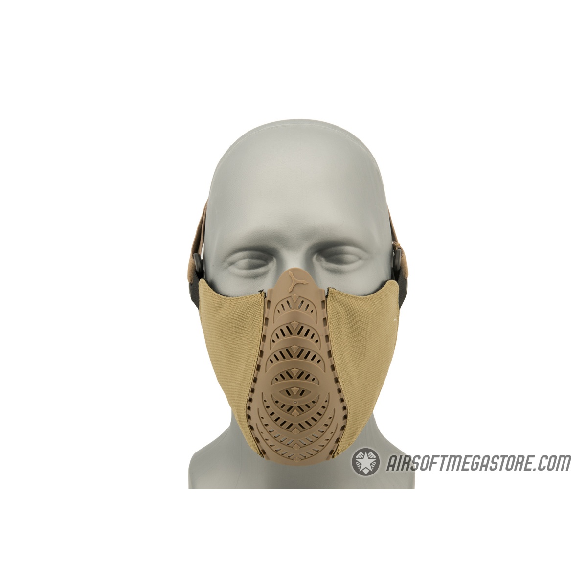 GForce Ventilated Discreet Half Face Mask DARK EARTH Airsoft Megastore