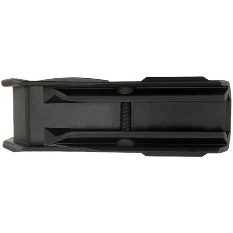 G-Force Picatinny Grooved Angled Foregrip - BLACK