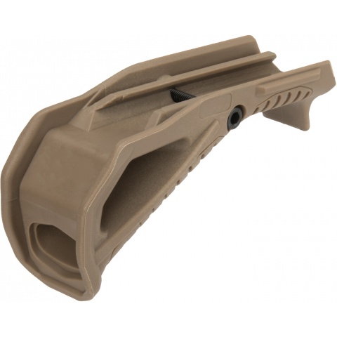 G-Force Picatinny Grooved Angled Foregrip - DARK EARTH
