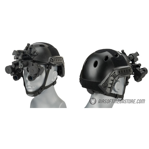 Lancer Tactical Dummy PVS-21 NVG Night Vision Goggles  - BLACK