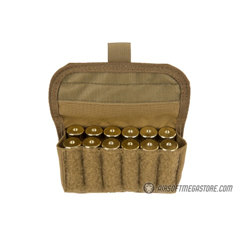 High Speed Gear Shotgun Shell Pouch w/ MOLLE - COYOTE BROWN