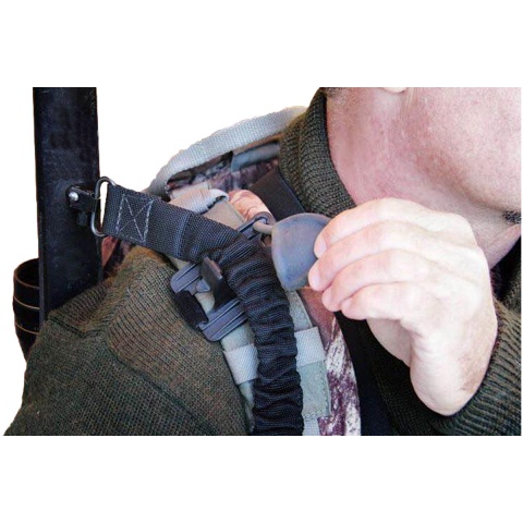 G-Force Hands Free Sling Mount for Backpacks - BLACK