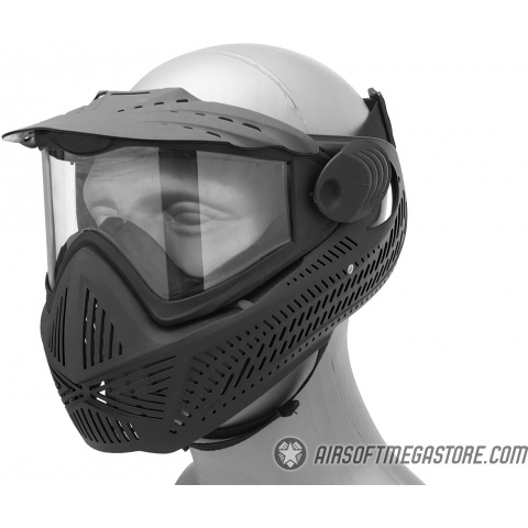 G-Force F2 Single Layer Full Face Mask - BLACK