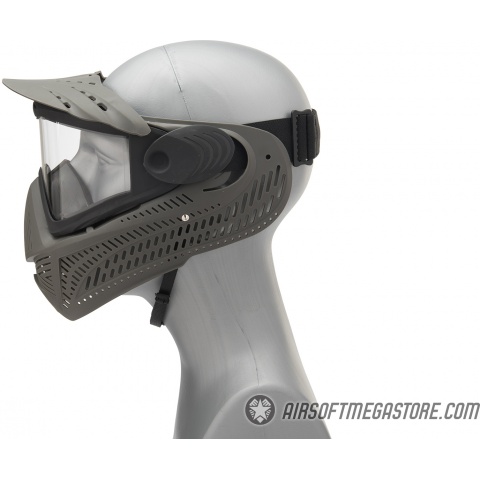 G-Force F2 Single Layer Full Face Mask - FOLIAGE GREEN