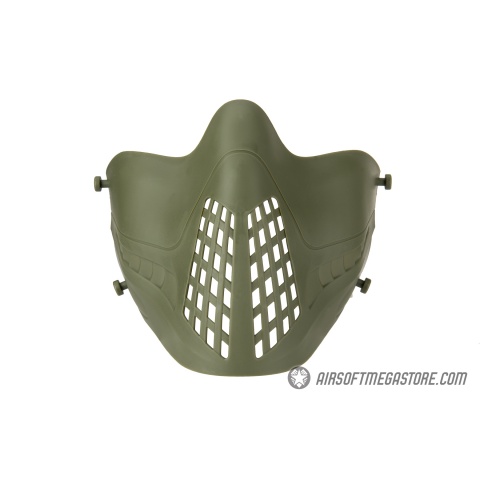 Lower Attack Face Protection - OD GREEN