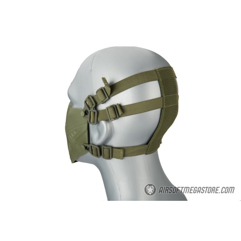 Lower Attack Face Protection - OD GREEN