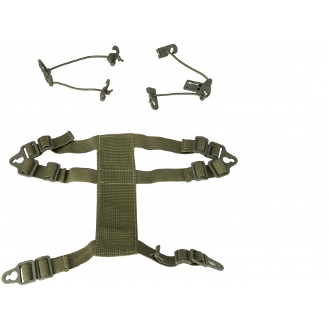 Lower Attack Face Protection - OD GREEN