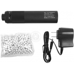 SRC Airsoft Metal Full Auto Rechargeable Tracer Unit - 14mm CCW