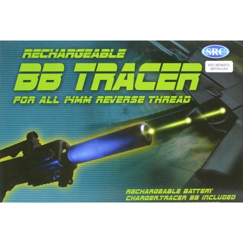 SRC Airsoft Metal Full Auto Rechargeable Tracer Unit - 14mm CCW