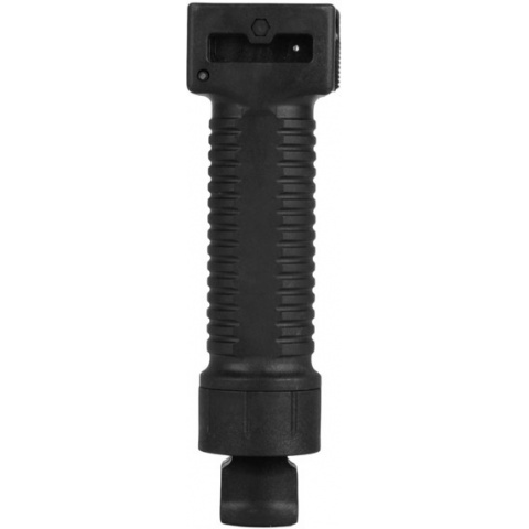 FDG Rapid Deploy Bipod Foregrip for Airsoft AEG Rifles - BLACK