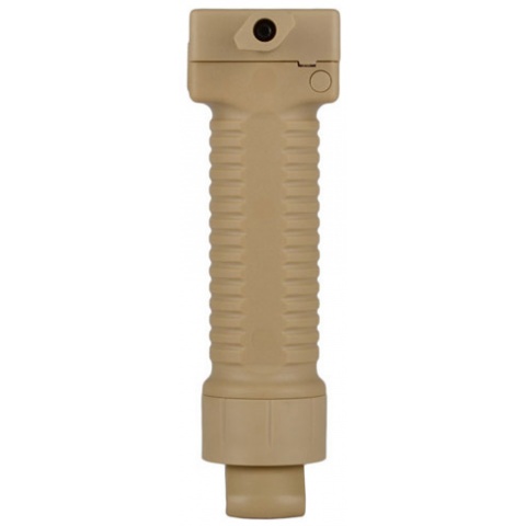 Rapid Deploy M249 Bipod Foregrip w/ 20mm Weaver Mount - TAN