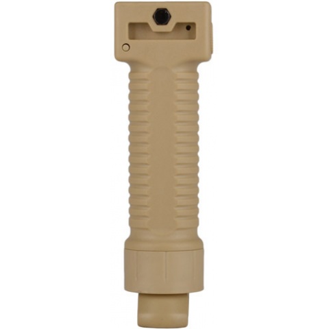 Rapid Deploy M249 Bipod Foregrip w/ 20mm Weaver Mount - TAN
