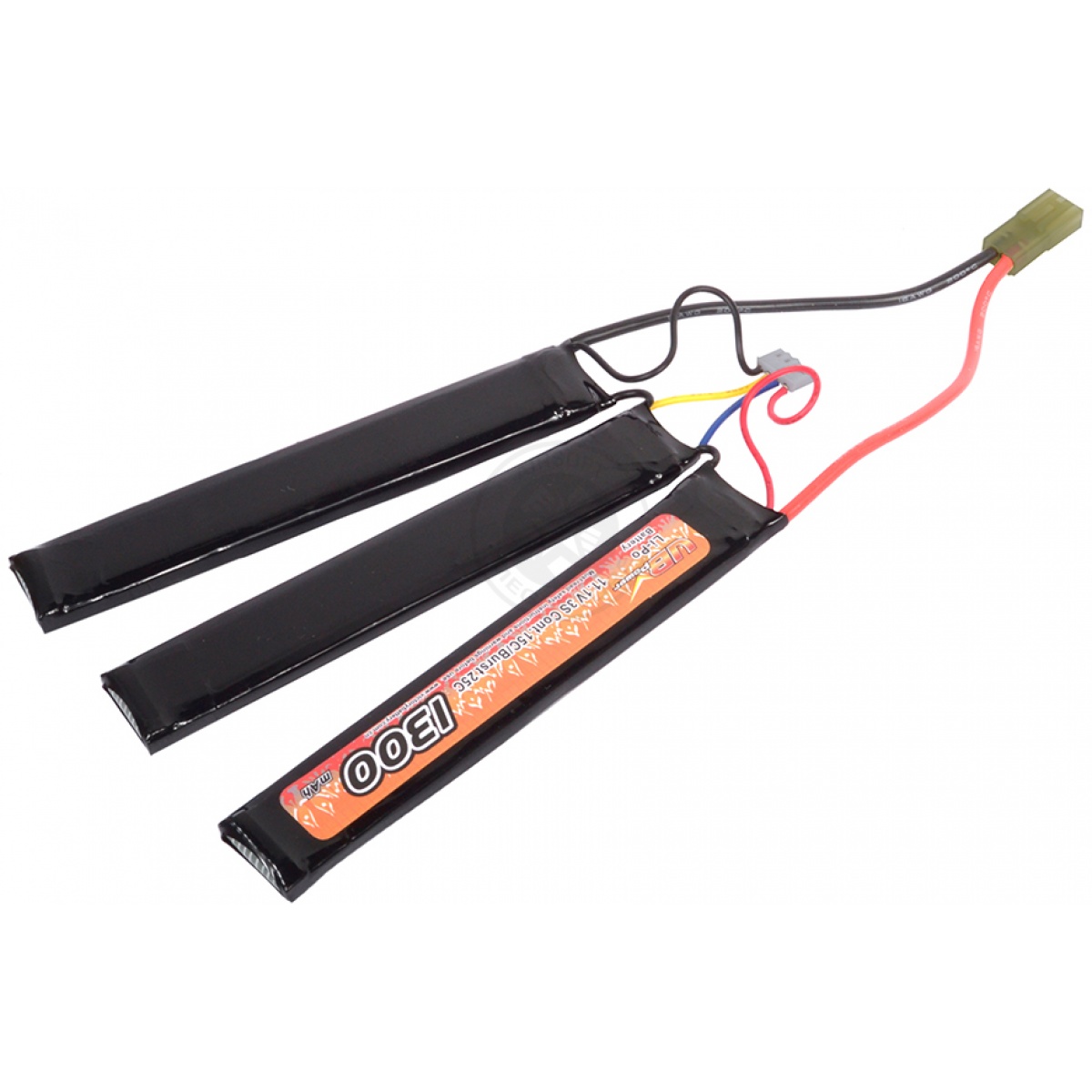 VBPower 11.1V 1300 mAh 15C Lithium Polymer LiPo Crane Stock Battery