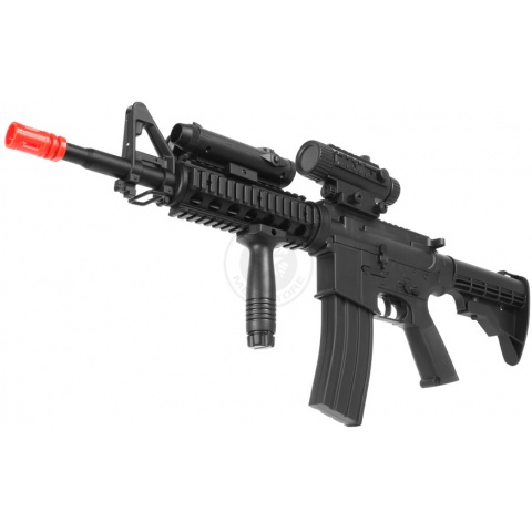 WellFire M4 RIS Airsoft AEG Rifle w/ Flashlight + Foregrip