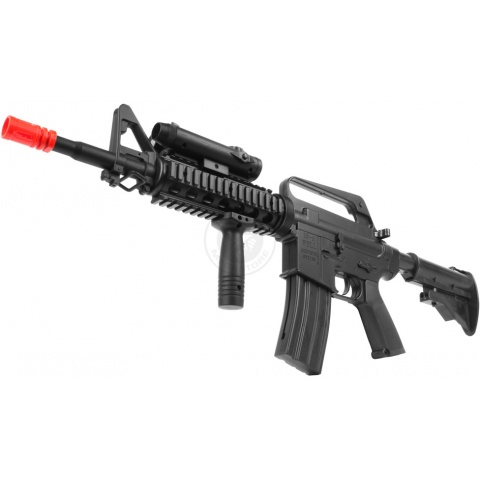 WellFire Airsoft M4 RIS Spring Rifle w/ Tactical Accessories