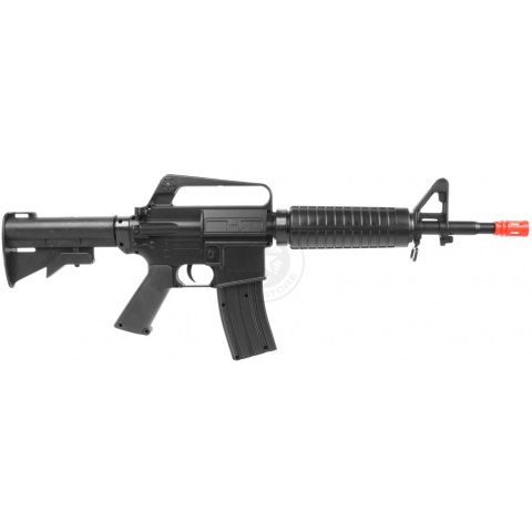 Well Fire MR711 M4A1 Airsoft Spring Rifle w/ Adjustable Stock (Color: Black)