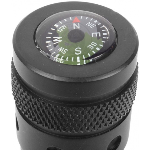 AMA 100 Lumen Aluminum Flashlight w/ Integrated Compass