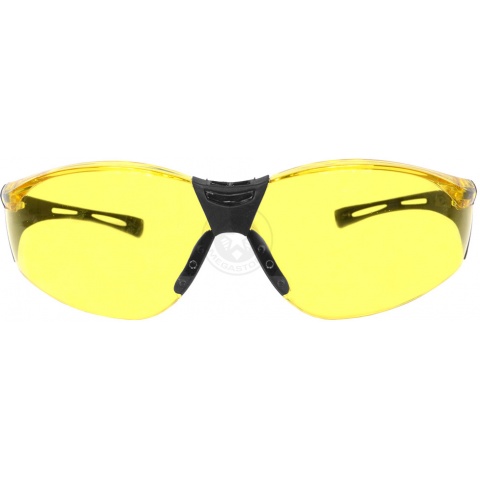 P-force Polycarbonate Protective Shooting Glasses - YELLOW LENS
