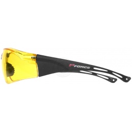 P-force Polycarbonate Protective Shooting Glasses - YELLOW LENS