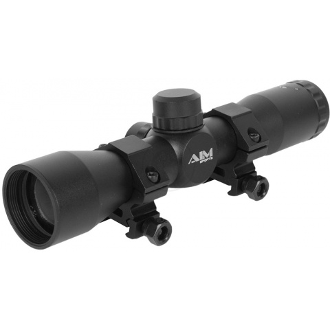 AIM Sports 4x32 Compact Rangefinder Airsoft Tactical Combat Scope