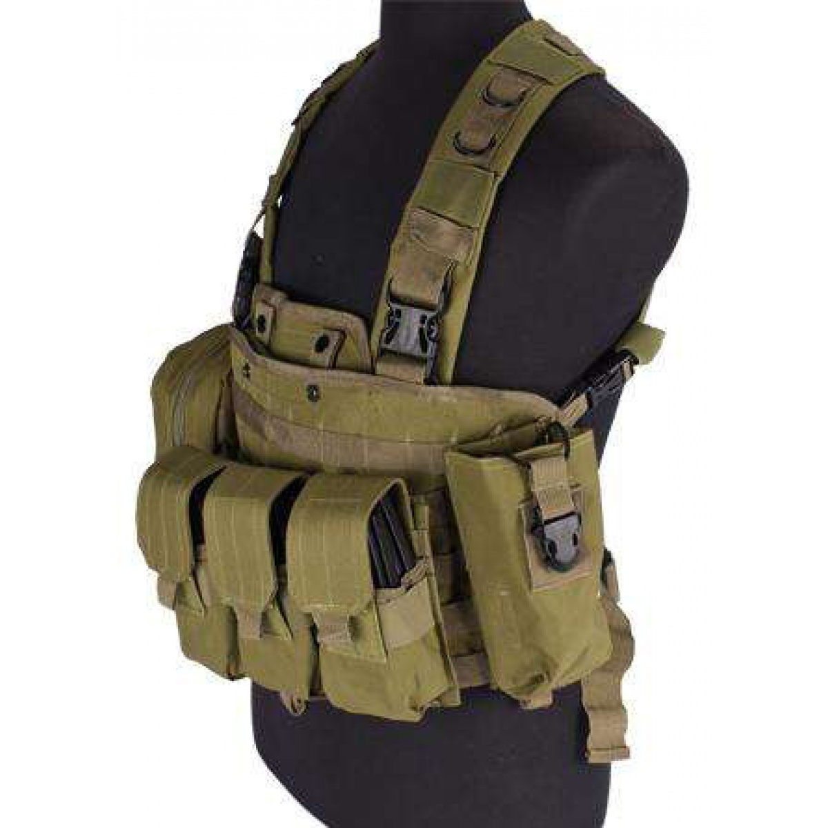 Defcon Commando Chest Rig Dark Earth Airsoft Megastore