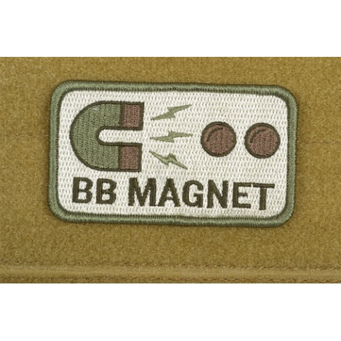 AMS Airsoft BB Magnet Patch - OD GREEN - Premium Hi-Fidelity Series