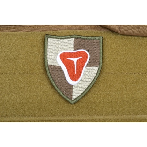 AMS Airsoft Meat Shield Patch - OD GREEN - Premium Hi-Fidelity Series