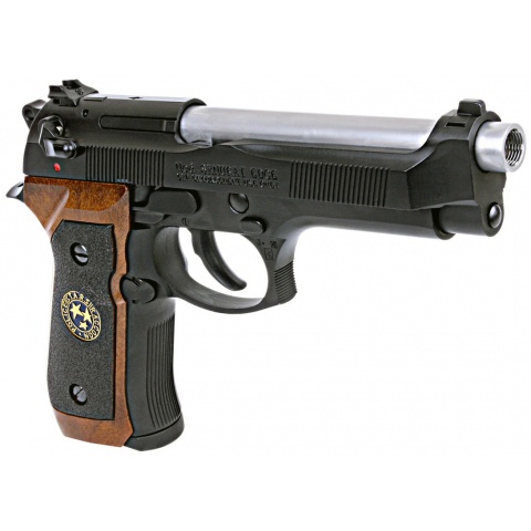 WE-Tech RPD Biohazard Samurai Edge M92 GBB Airsoft Pistol (Color: Black)