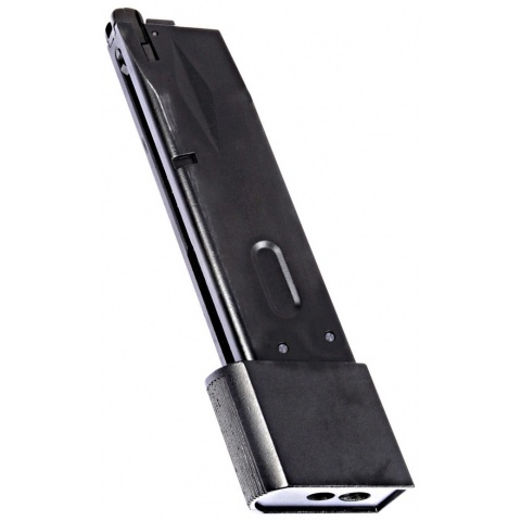WE-Tech Extended 30 Round Gas Magazine for WE M9 GBB Pistols (Color: Black)