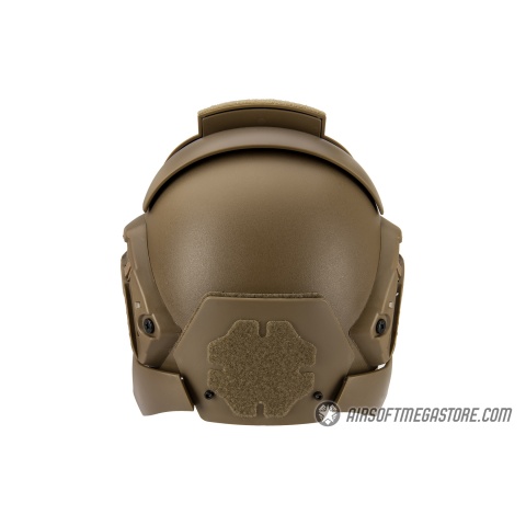 AMA Interstellar Battle Trooper Full Face Airsoft Helmet - TAN