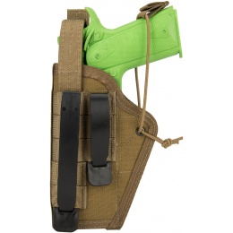 High Speed Gear Ambidextrous Nylon Holster - COYOTE BROWN