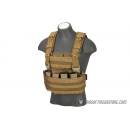 Flyye Industries 1000D Cordura WSH MOLLE Chest Rig - COYOTE BROWN