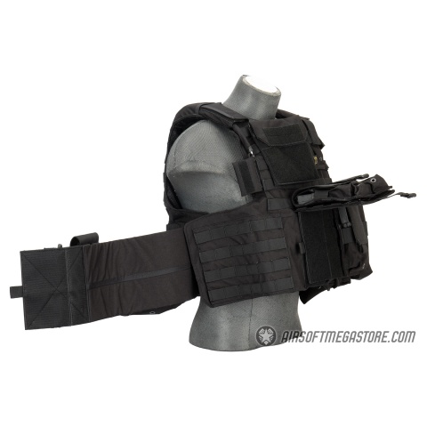 Flyye Industries 1000D Cordura Large Recon Vest w/ 9 Pouches [LRG] - BLACK