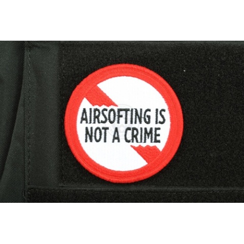 AMS Premium Airsofting is Not a Crime Patch - Full Color