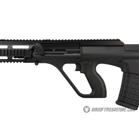 GHK AUG A3 Gas Blowback Airsoft Rifle - BLACK